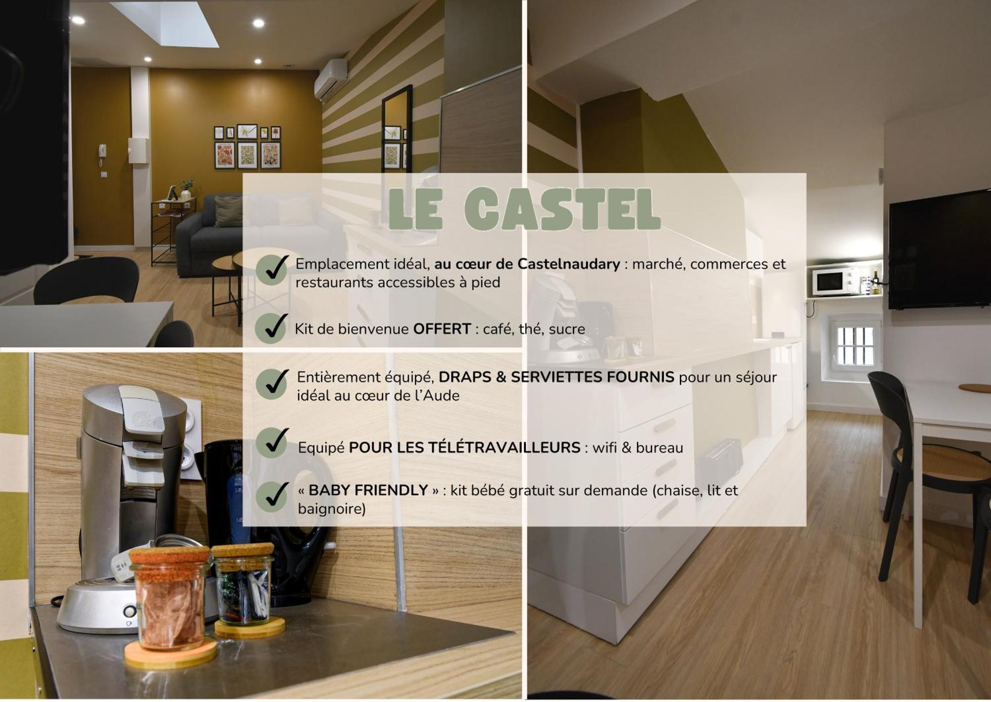 Apartamento Le Castel Castelnaudary Exterior foto